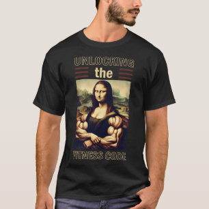 Mona Lisa Bodybuilding Muscle Gym Weightlift Wo T Shirt