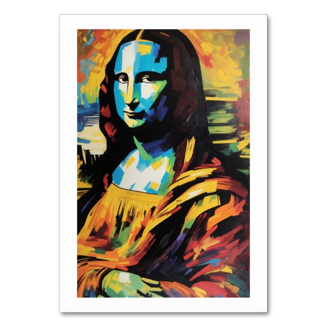 Mona Lisa Bordsnummer (Framsidan)