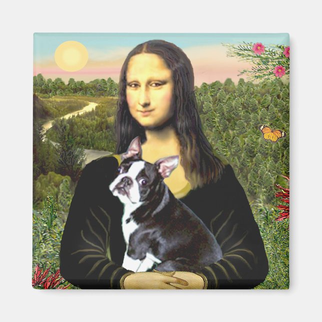 Mona Lisa - Boston T #4 Magnet (Framsidan)