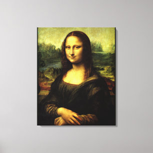 Mona Lisa, bra konsmålning Canvastryck