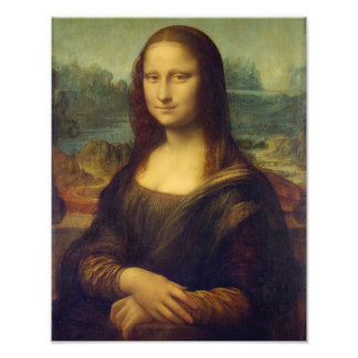Mona Lisa By Leonardo Da Vinci Fototryck