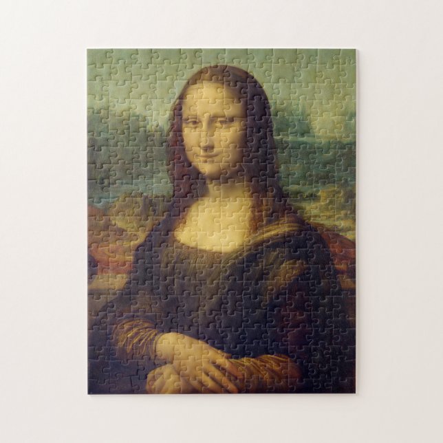 Mona Lisa By Leonardo Da Vinci Pussel (Vertikal)