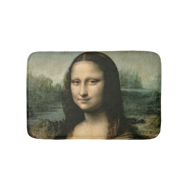 Mona Lisa, c.1503-6 Badrumsmatta (Framsidan)