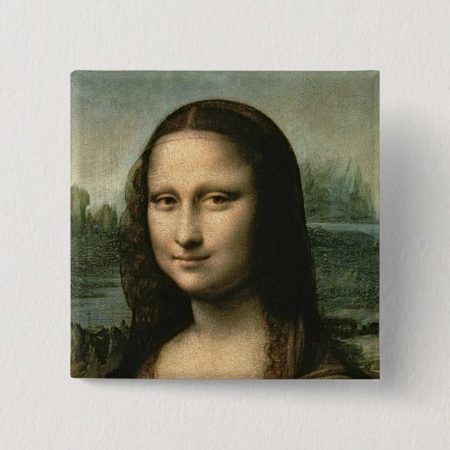 Mona Lisa, c.1503-6 Knapp (Framsida)