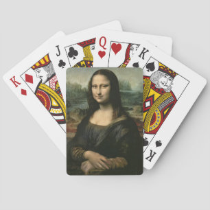 Mona Lisa, c.1503-6 (olja på panel) Spelkort