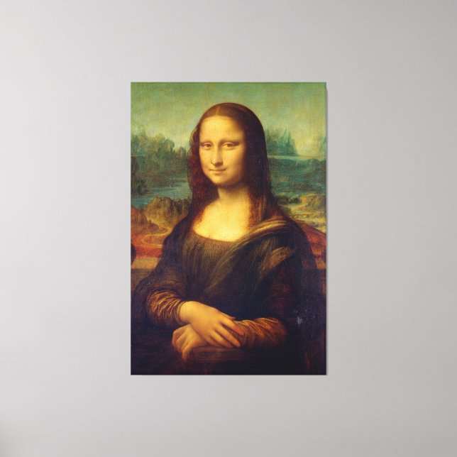 Mona Lisa Canvastryck (Framsida)