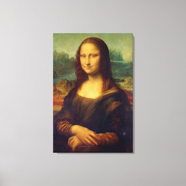 Mona Lisa Canvastryck (Framsida)