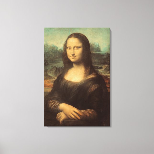 Mona Lisa Canvastryck (Framsida)