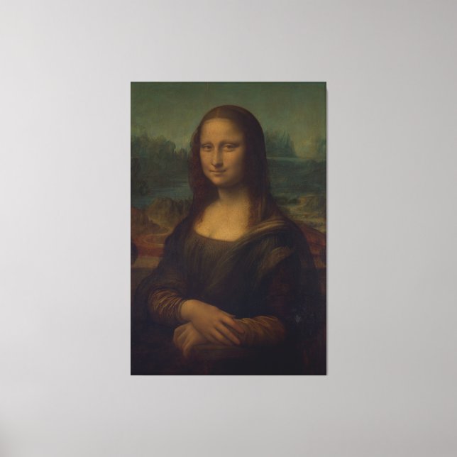 Mona Lisa Canvastryck (Framsida)