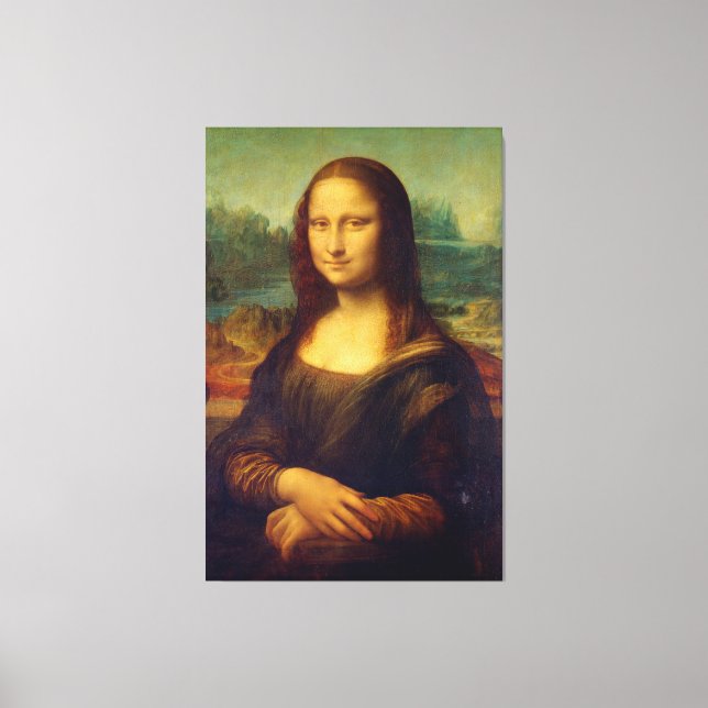 Mona Lisa Canvastryck (Framsida)