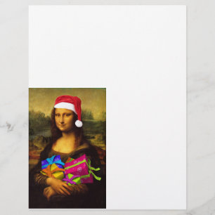 Mona Lisa Comes as Jultomten