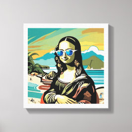 Mona Lisa Coola. Canvastryck