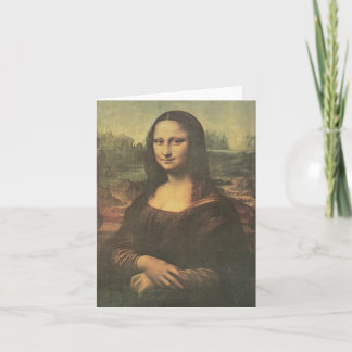 Mona Lisa da Vinci Fine Art Kort