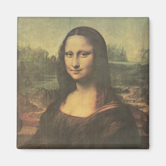 Mona Lisa da Vinci Fine Art Magnet (Framsidan)