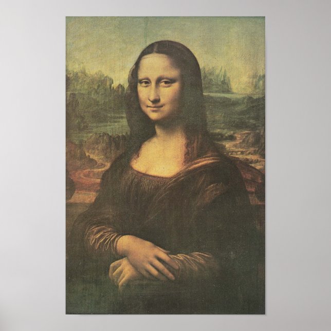 Mona Lisa da Vinci Fine Art Poster (Framsidan)