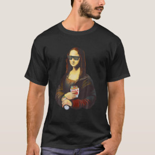 Mona Lisa Da Vinci Sunglass Kebab Art Pai T Shirt