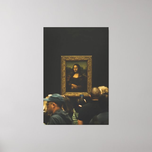 Mona Lisa Davinci Photo Canvas Art (Framsida)