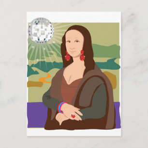 Mona Lisa Disco Dam Vykort