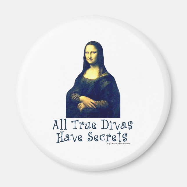 Mona Lisa Diva Secrets Magnet (Framsidan)