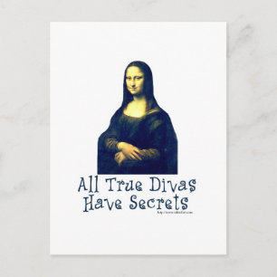 Mona Lisa Diva Secrets Vykort
