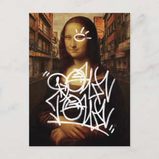 Mona Lisa Downtown Helg Vykort