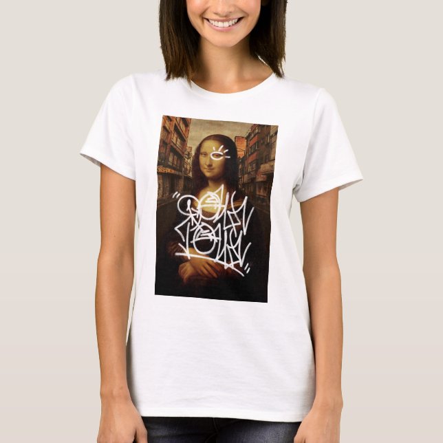 Mona Lisa Downtown T Shirt (Framsida)