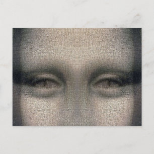 Mona Lisa Dracula Ögon Vykort