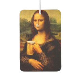 Mona Lisa dricker öl Beer älskare