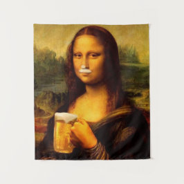 Mona Lisa dricker öl Beer älskare