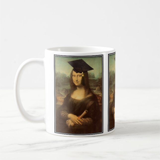 Mona Lisa Examenstrixa Kaffemugg (Vänster)