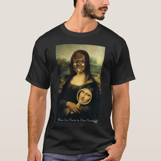 Mona Lisa fåfänga Tee Shirt (Framsida)