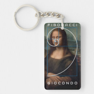 Mona Lisa Fibonacci Spiral Guld Ratio