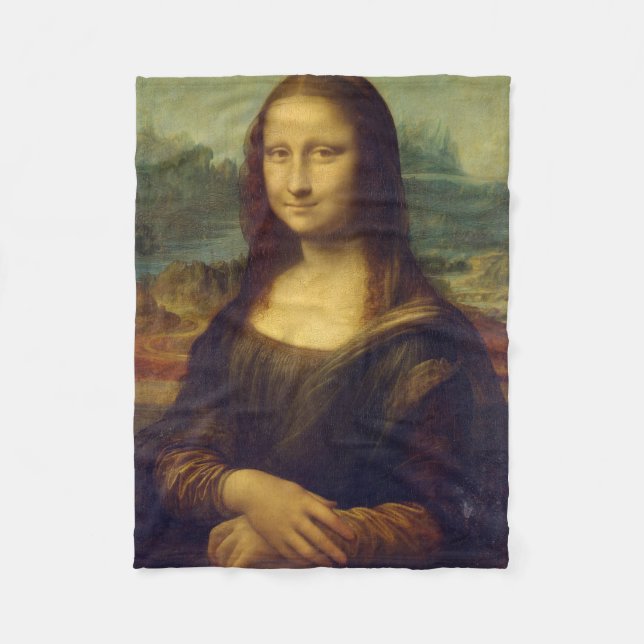 Mona Lisa Fleecefilt (Framsidan)