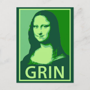 Mona Lisa Flin Vykort