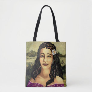 Mona Lisa från Stilla havet Tygkasse