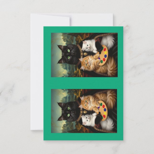 Mona Lisa Friends Tack Kort (Framsida)