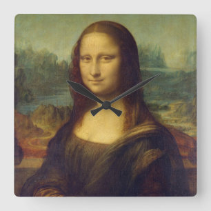 Mona Lisa Fyrkantig Klocka