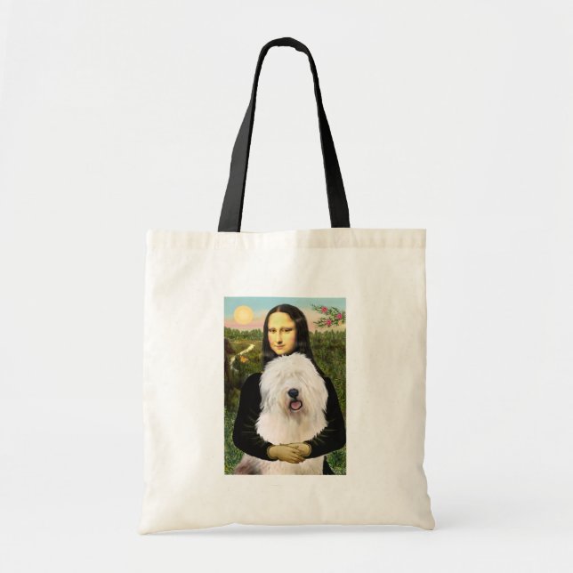 Mona Lisa - Gammal engelsk 3 Tygkasse (Framsidan)