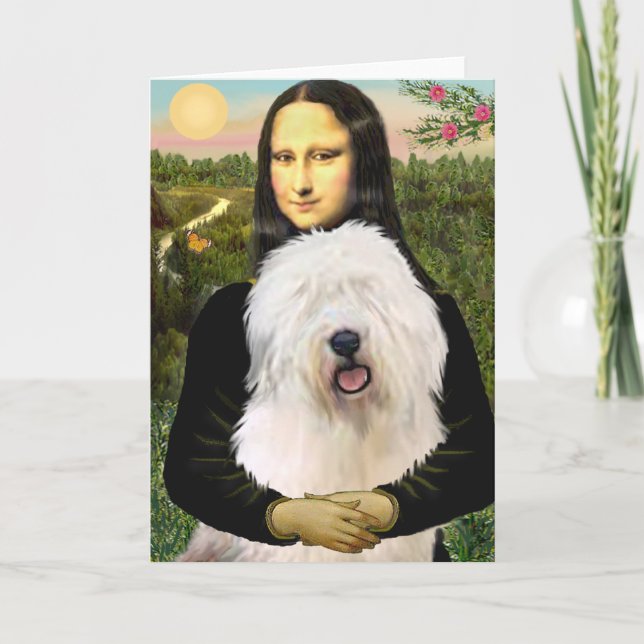 Mona Lisa - Gammal engelska 3 Kort (Framsida)