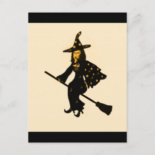 "Mona Lisa går på Halloweenfest"* Vykort