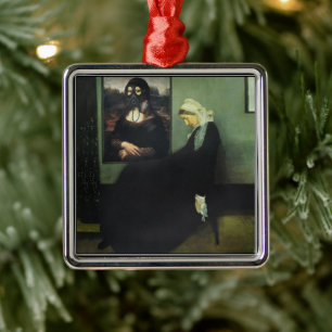 Mona Lisa Gassade Whistlers Mor Julgransprydnad Metall