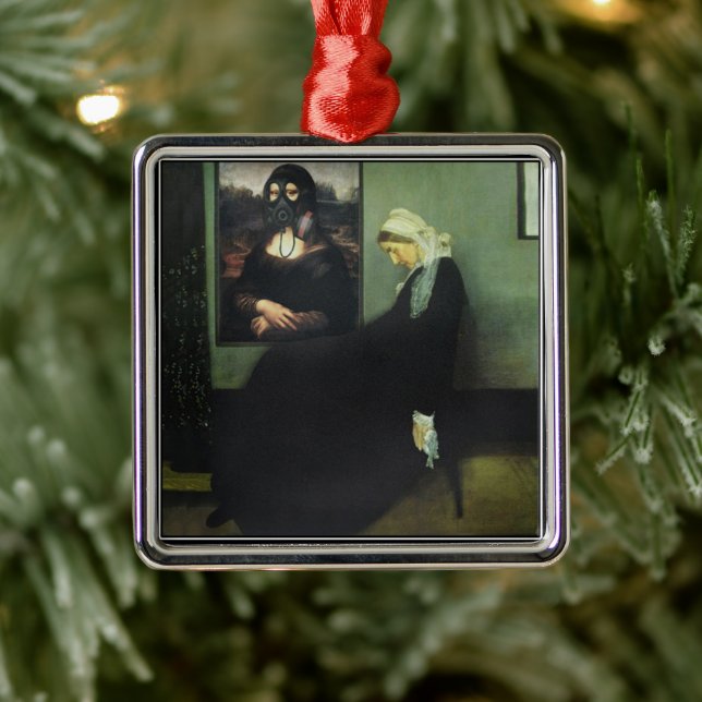 Mona Lisa Gassade Whistlers Mor Julgransprydnad Metall (Träd)