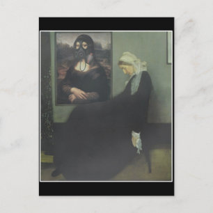 Mona Lisa Gassade Whistlers Mor Vykort