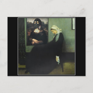 Mona Lisa Gassade Whistlers Mor Vykort