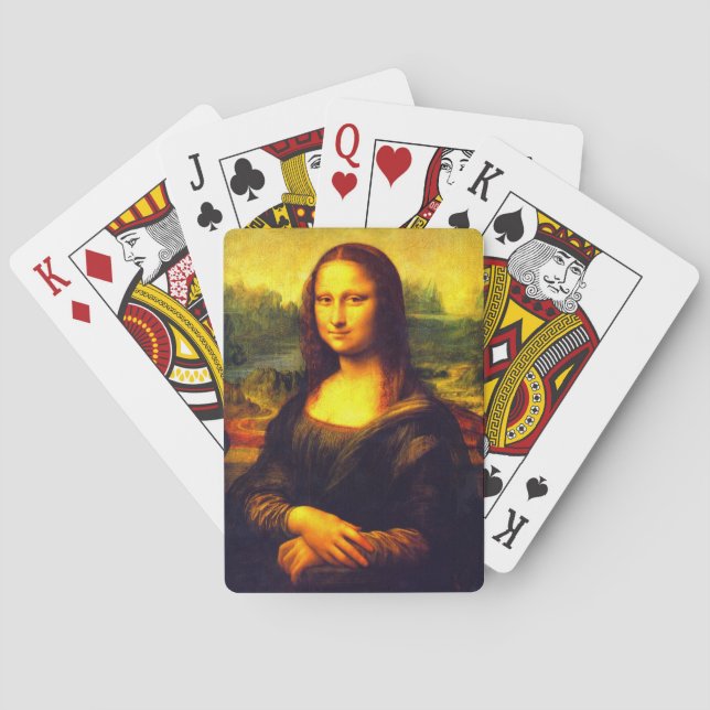 Mona Lisa-gåva Casinokort (Baksidan)