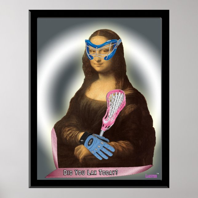 Mona Lisa Goes Laxs-tastic! Poster (Framsidan)