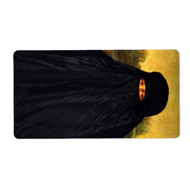 Mona Lisa Gömt BeBakBurqa Fraktsedel (Framsidan)