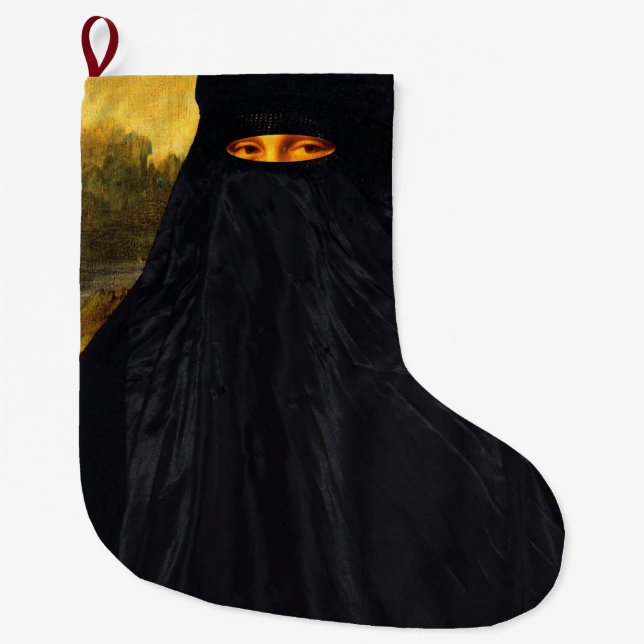 Mona Lisa Gömt BeBakBurqa Stor Julstrumpa (Framsidan)