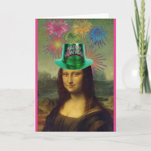 Mona Lisa, Gott Nytt År, Konst Kort