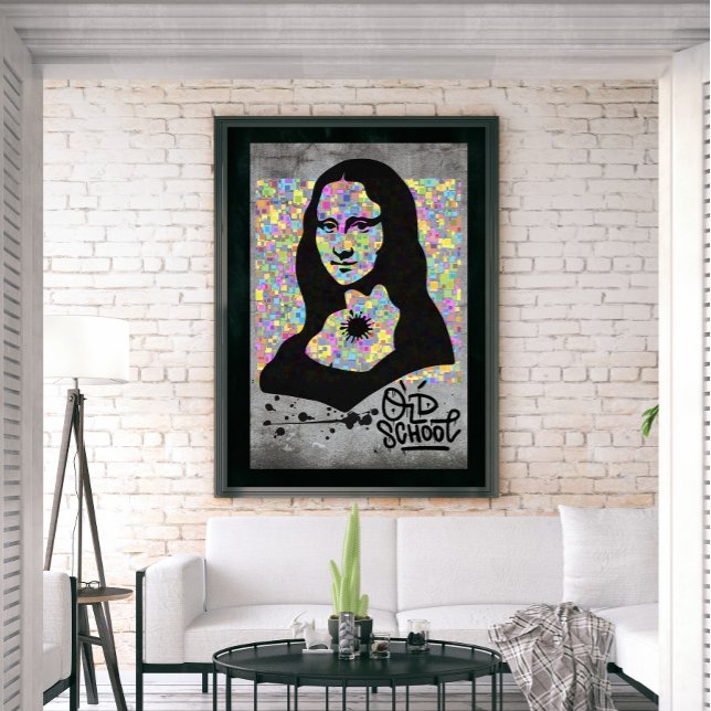 Mona Lisa Graffiti Street Art Pop Culture Poster (Skapare uppladdad)